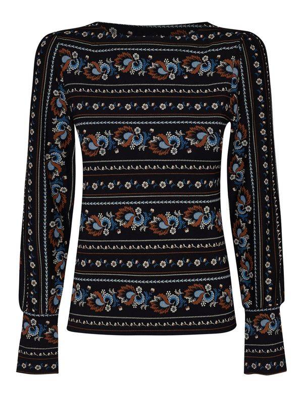 Nastrovje Potsdam Vive Maria Poetry Girl Damen Langarmshirt schwarz allover