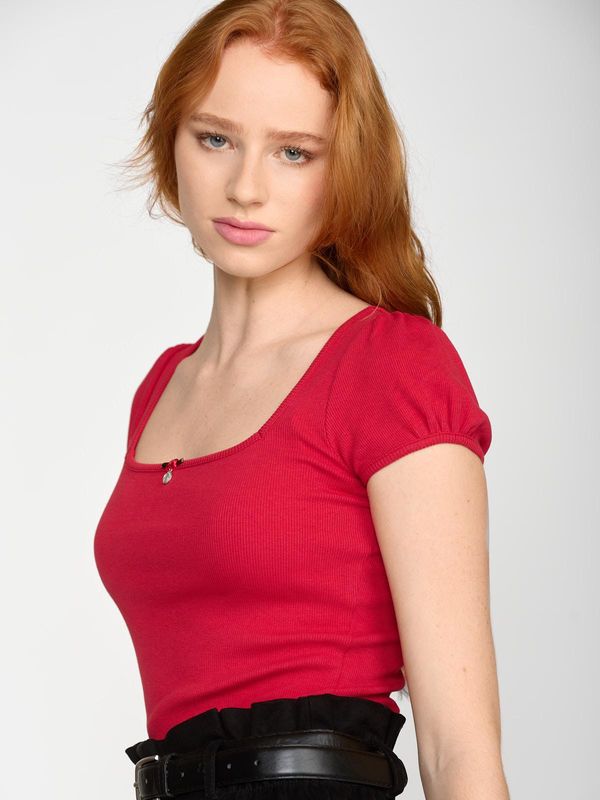 Nastrovje Potsdam Vive Maria Red Girl Damen T-Shirt Rot