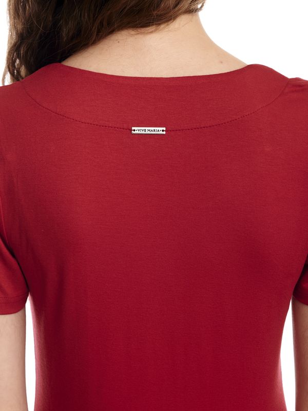 Nastrovje Potsdam Vive Maria Red Lilly Damen T-Shirt Rot