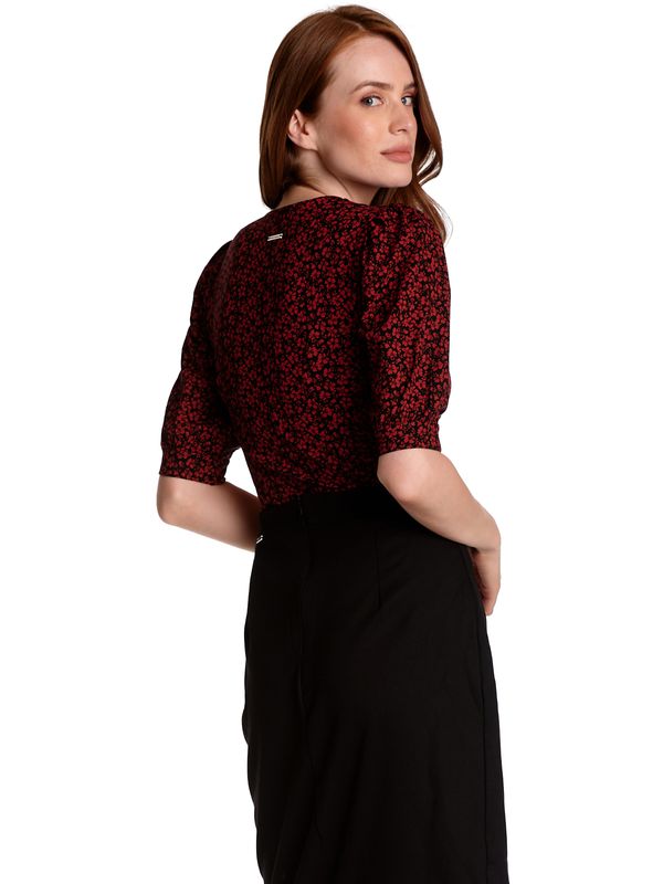 Nastrovje Potsdam Vive Maria Red Passion Damen 3/4-Arm-Shirt Schwarz Allover