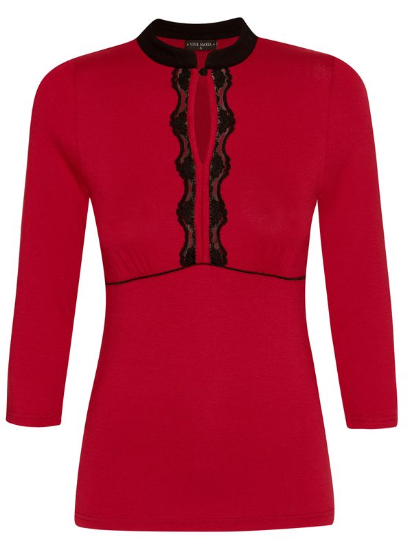 Nastrovje Potsdam Vive Maria Red Saigon Damen Stehkragenshirt rot