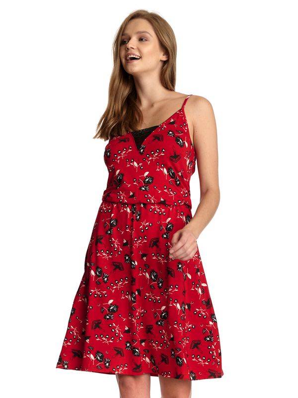 Nastrovje Potsdam Vive Maria Red Summer Damen Trägerkleid Rot Allover