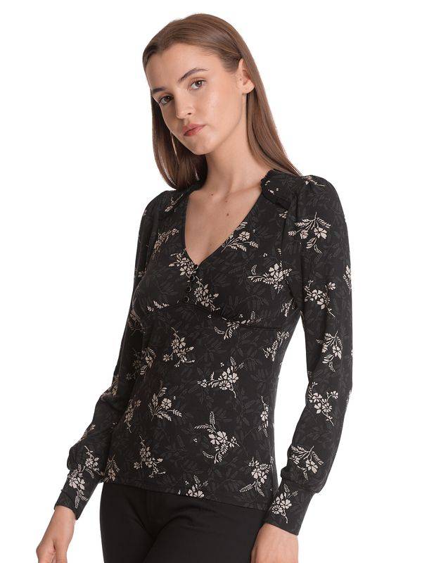 Nastrovje Potsdam Vive Maria Reverie Damen Langarmshirt Schwarz Allover