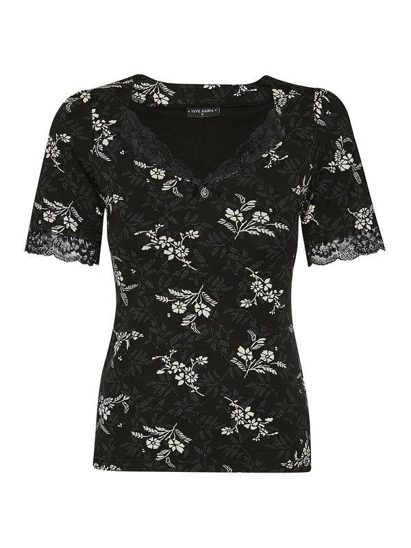 Nastrovje Potsdam Vive Maria Reverie Lace Damen Spitzenshirt Schwarz Allover