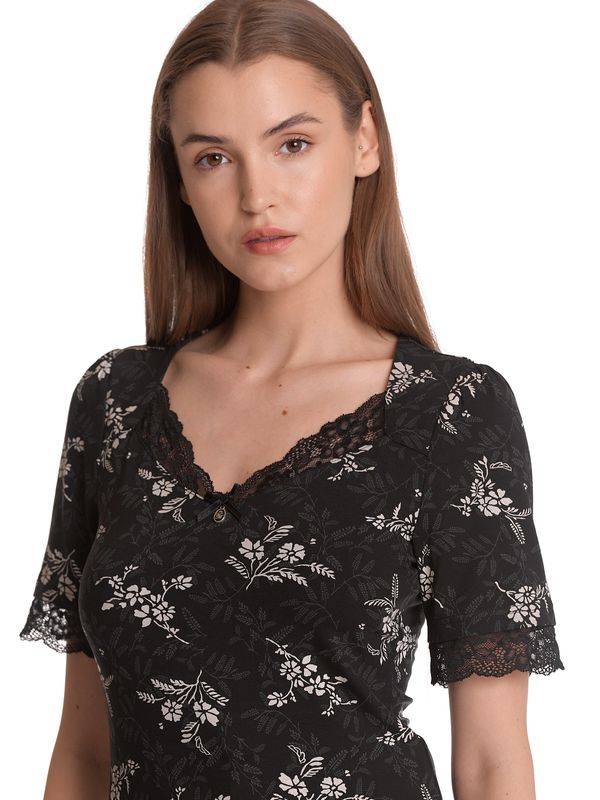Nastrovje Potsdam Vive Maria Reverie Lace Damen Spitzenshirt Schwarz Allover