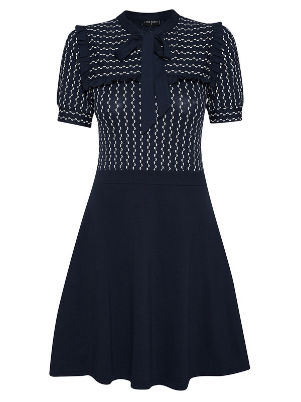 Nastrovje Potsdam Vive Maria Romantic Sailor Damen A-Linien-Kleid Blau Allover