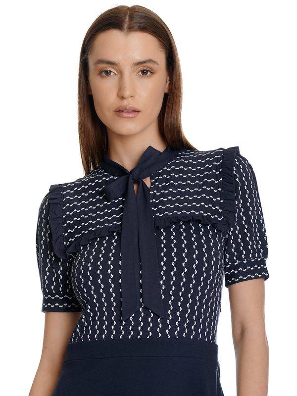 Nastrovje Potsdam Vive Maria Romantic Sailor Damen A-Linien-Kleid Blau Allover