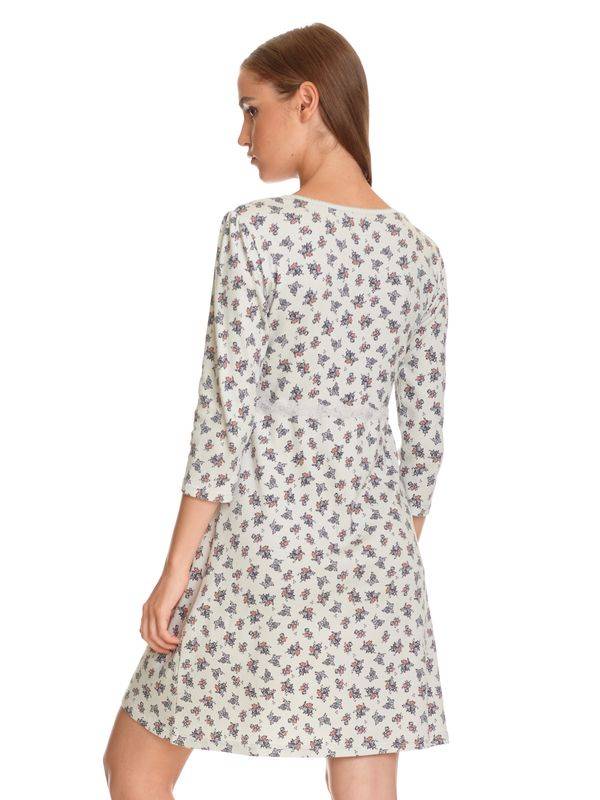 Nastrovje Potsdam Vive Maria Sugar Boudoir Damen Nachthemd Hellgrau Allover