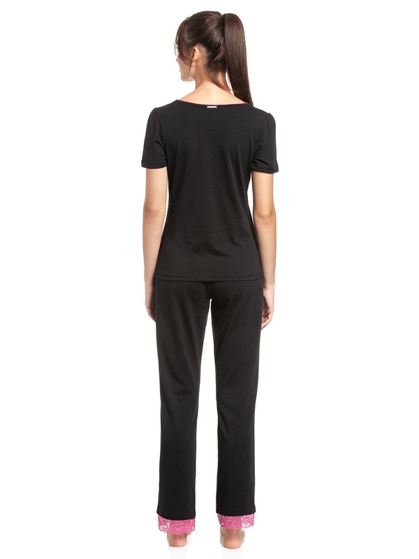 Nastrovje Potsdam Vive Maria Sugar Night Damen Pyjama Schwarz