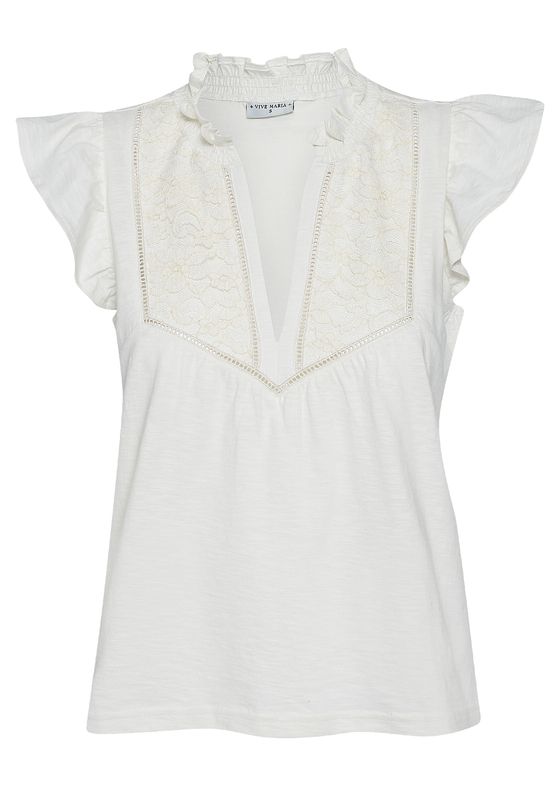 Nastrovje Potsdam Vive Maria Summer Day Damen Blusentop Creme