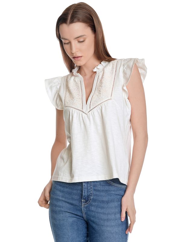 Nastrovje Potsdam Vive Maria Summer Day Damen Blusentop Creme