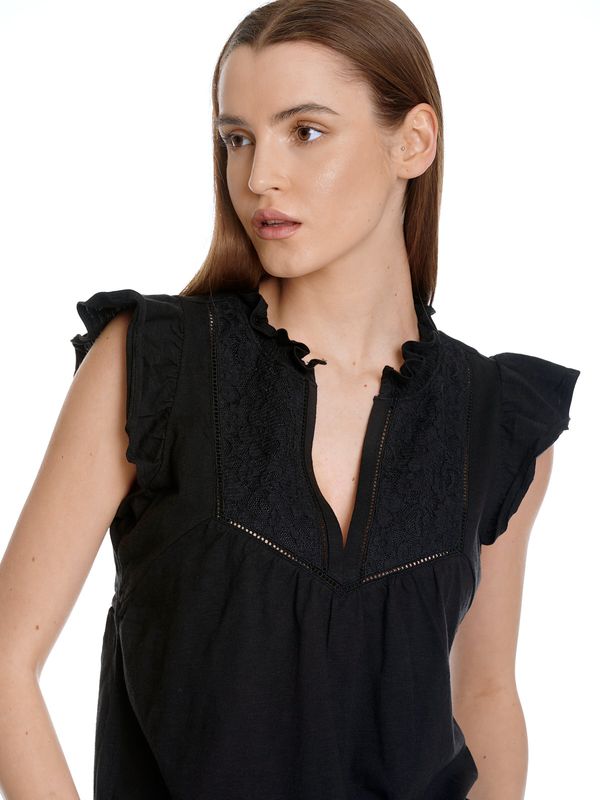 Nastrovje Potsdam Vive Maria Summer Day Damen Shirtbluse Schwarz