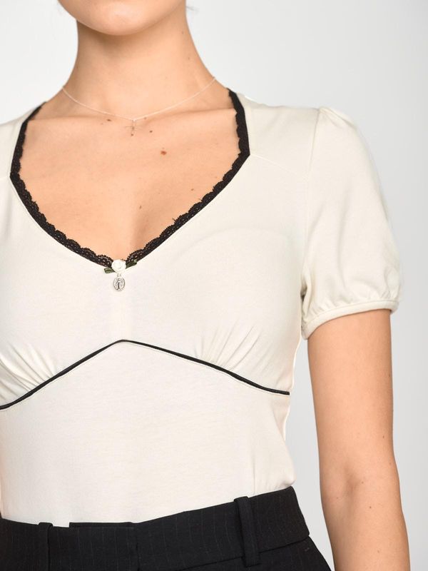 Nastrovje Potsdam Vive Maria Summer Lolita Damen T-Shirt Creme