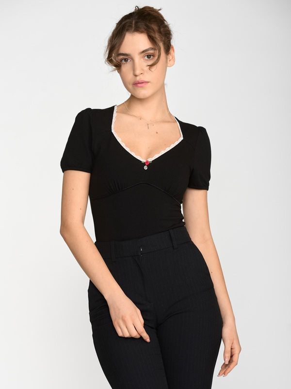 Nastrovje Potsdam Vive Maria Summer Lolita Damen T-Shirt Schwarz