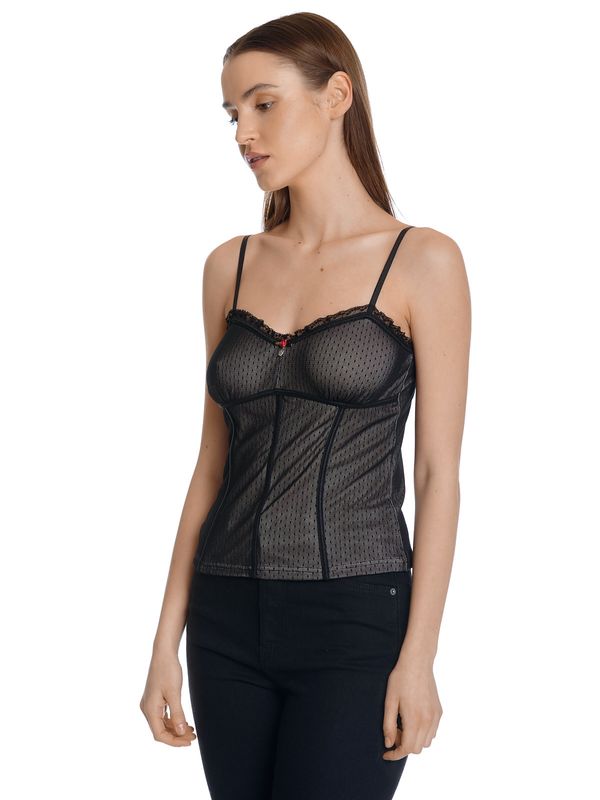 Nastrovje Potsdam Vive Maria Sweet Boudoir Damen Trägertop Schwarz