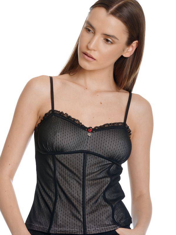 Nastrovje Potsdam Vive Maria Sweet Boudoir Damen Trägertop Schwarz