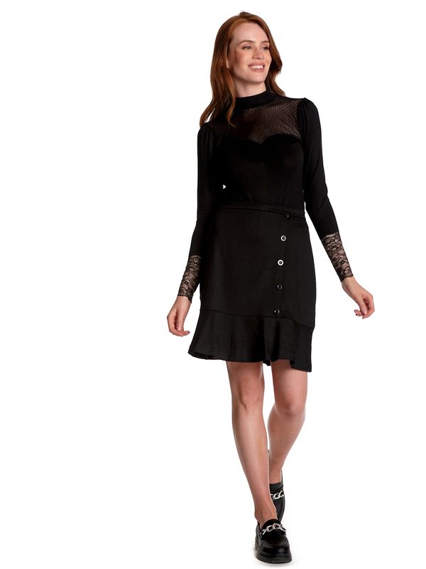 Nastrovje Potsdam Vive Maria Sweet Colette Damen Langarmshirt Schwarz