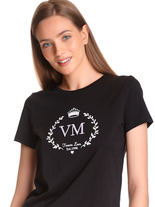 Nastrovje Potsdam Vive Maria Sweet Logo Damen T-Shirt Schwarz