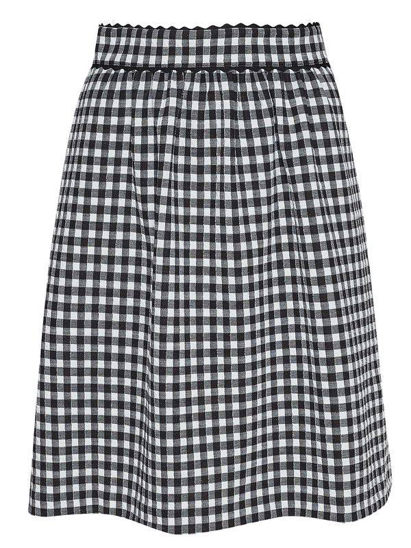 Nastrovje Potsdam Vive Maria Sweet Vichy Damen A-Linien-Rock schwarz/creme