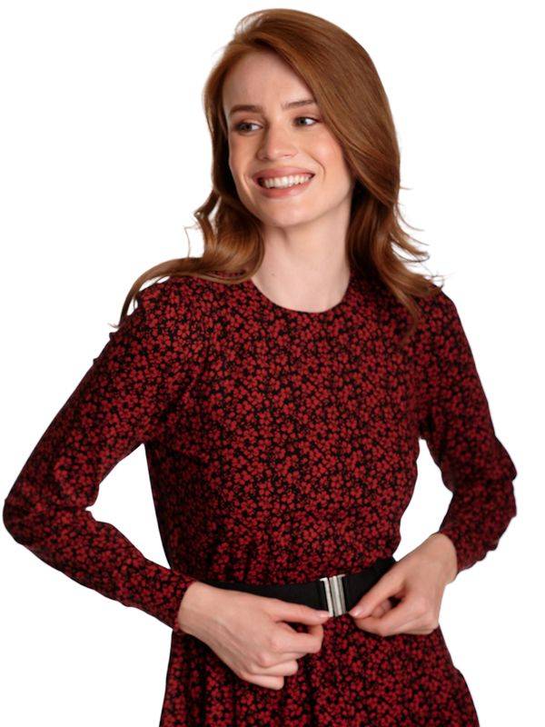 Nastrovje Potsdam Vive Maria Swinging Passion Damen A-Linien-Kleid Schwarz Allover