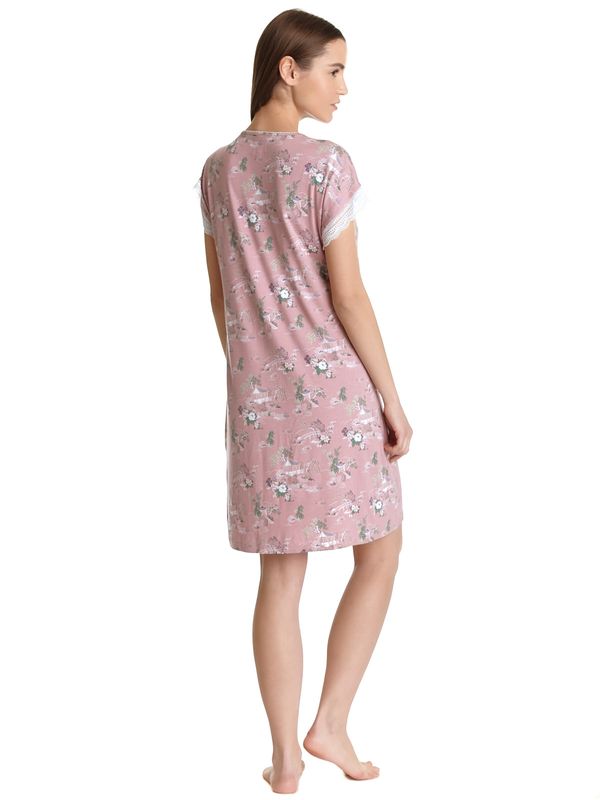 Nastrovje Potsdam Vive Maria Teahouse Rose Damen Nachthemd Lightpink Allover