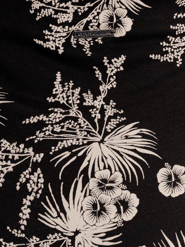 Nastrovje Potsdam Vive Maria Tropical Hawaii Damen Bleistiftrock Schwarz Allover