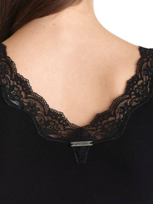 Nastrovje Potsdam Vive Maria Valérie In Paris Damen T-Shirt Schwarz Allover