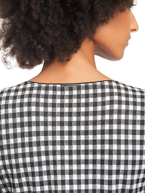 Nastrovje Potsdam Vive Maria Vichy Etui Damen Etuikleid Schwarz/creme