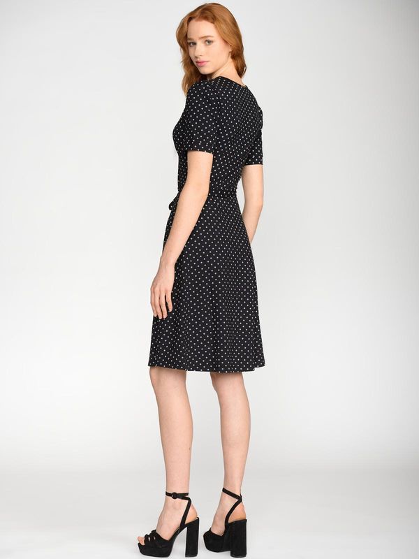 Nastrovje Potsdam Vive Maria Vintage Èmelie Damen A-Linien-Kleid Schwarz Allover