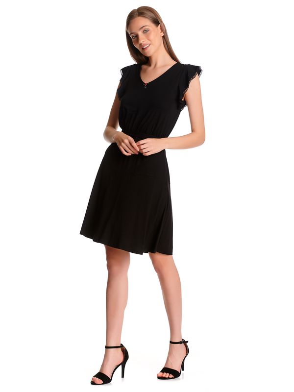 Nastrovje Potsdam Vive Maria Vive Noir Damen A-Linien-Kleid Schwarz