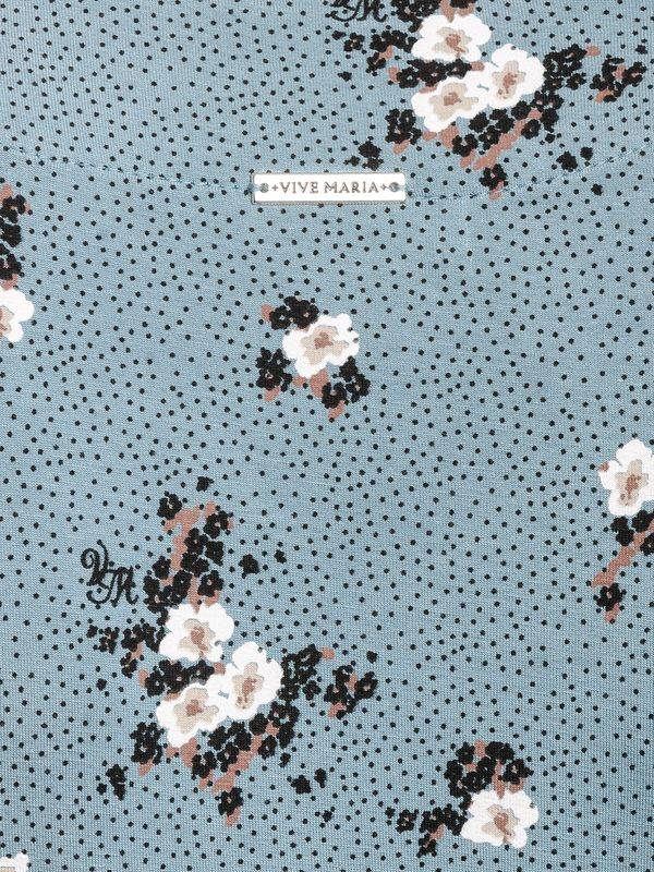 Nastrovje Potsdam Vive Maria Waiting For You Damen Langarmshirt Blau Allover