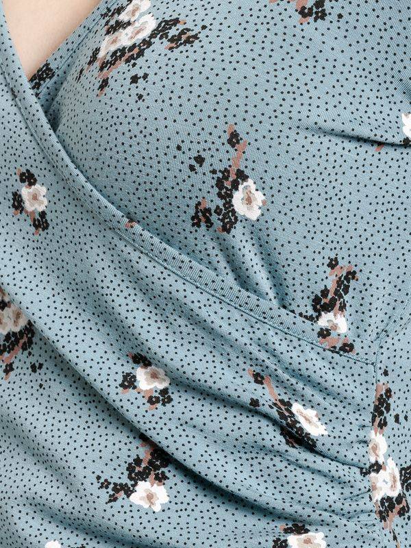 Nastrovje Potsdam Vive Maria Waiting For You Damen Langarmshirt Blau Allover