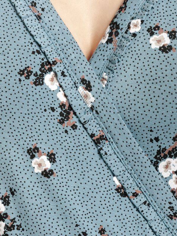 Nastrovje Potsdam Vive Maria Waiting For You Damen Wickelkleid Blau Allover