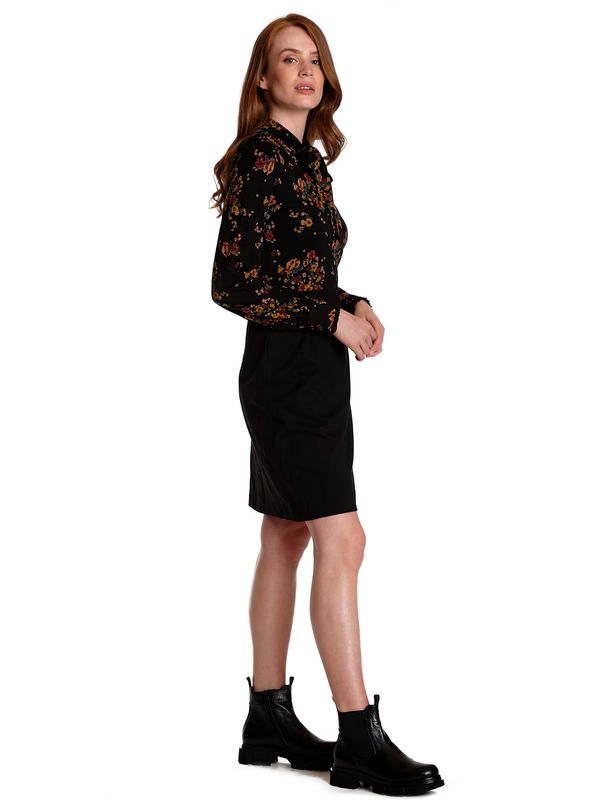 Nastrovje Potsdam Vive Maria Writing Diary Damen Blusenkleid Schwarz Allover