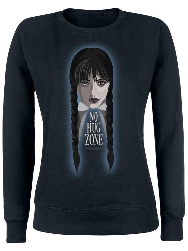 Nastrovje Potsdam Wednesday No Hug Zone Damen Sweatshirt schwarz Nastrovje Potsdam Wednesday No Hug Zone Damen Sweatshirt schwarz