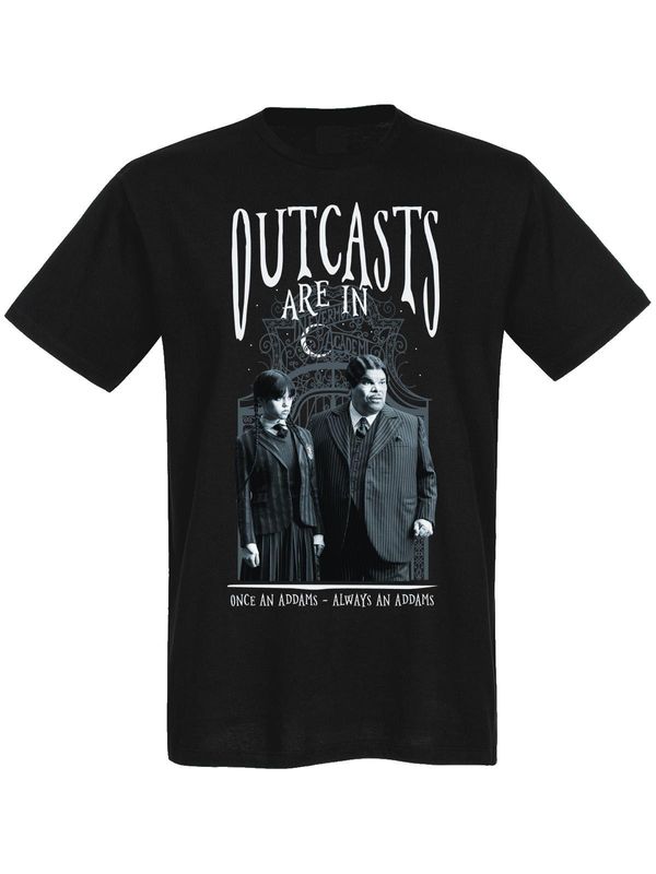 Nastrovje Potsdam Wednesday Outcasts Are In Herren T-Shirt schwarz Nastrovje Potsdam Wednesday Outcasts Are In Herren T-Shirt schwarz