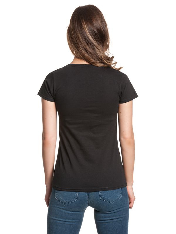 Nastrovje Potsdam Wonderwoman Retro Damen T-Shirt Schwarz