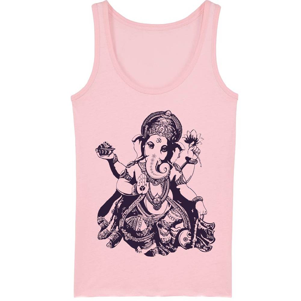 Natural Born Yogi Ganesha Journey – Yoga Tank Top rose