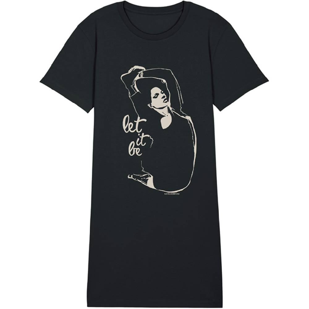 Natural Born Yogi Let it be – Yoga Shirtkleid schwarz