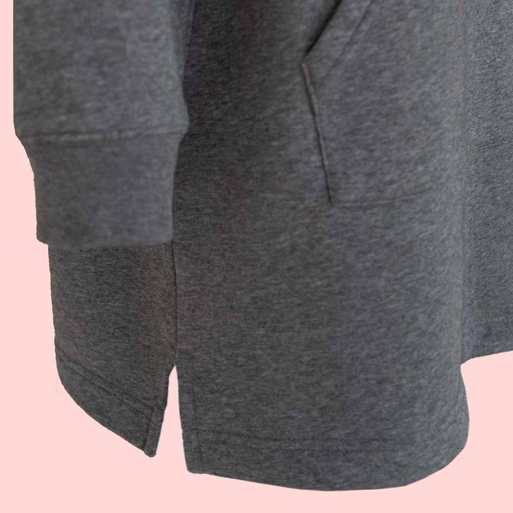 Natural Born Yogi Let Love Rule Pink – Sweatshirt Hoodie-Kleid