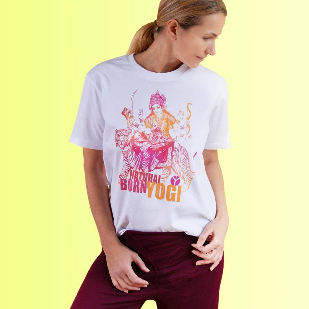 Natural Born Yogi Delicious Durga – T-Shirt