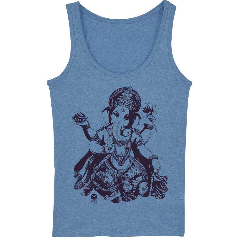 Natural Born Yogi Ganesha Journey – Tank-Top blau