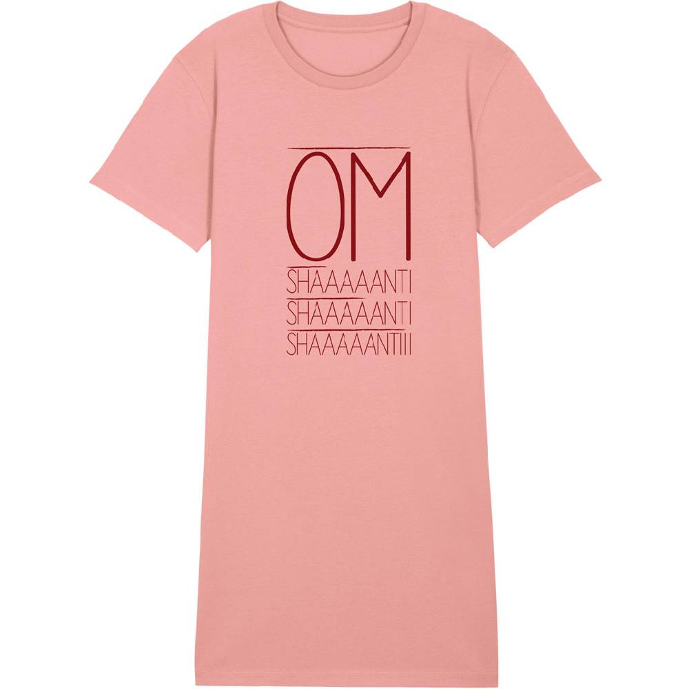 Natural Born Yogi Om Shanti – Yoga Shirtkleid rose