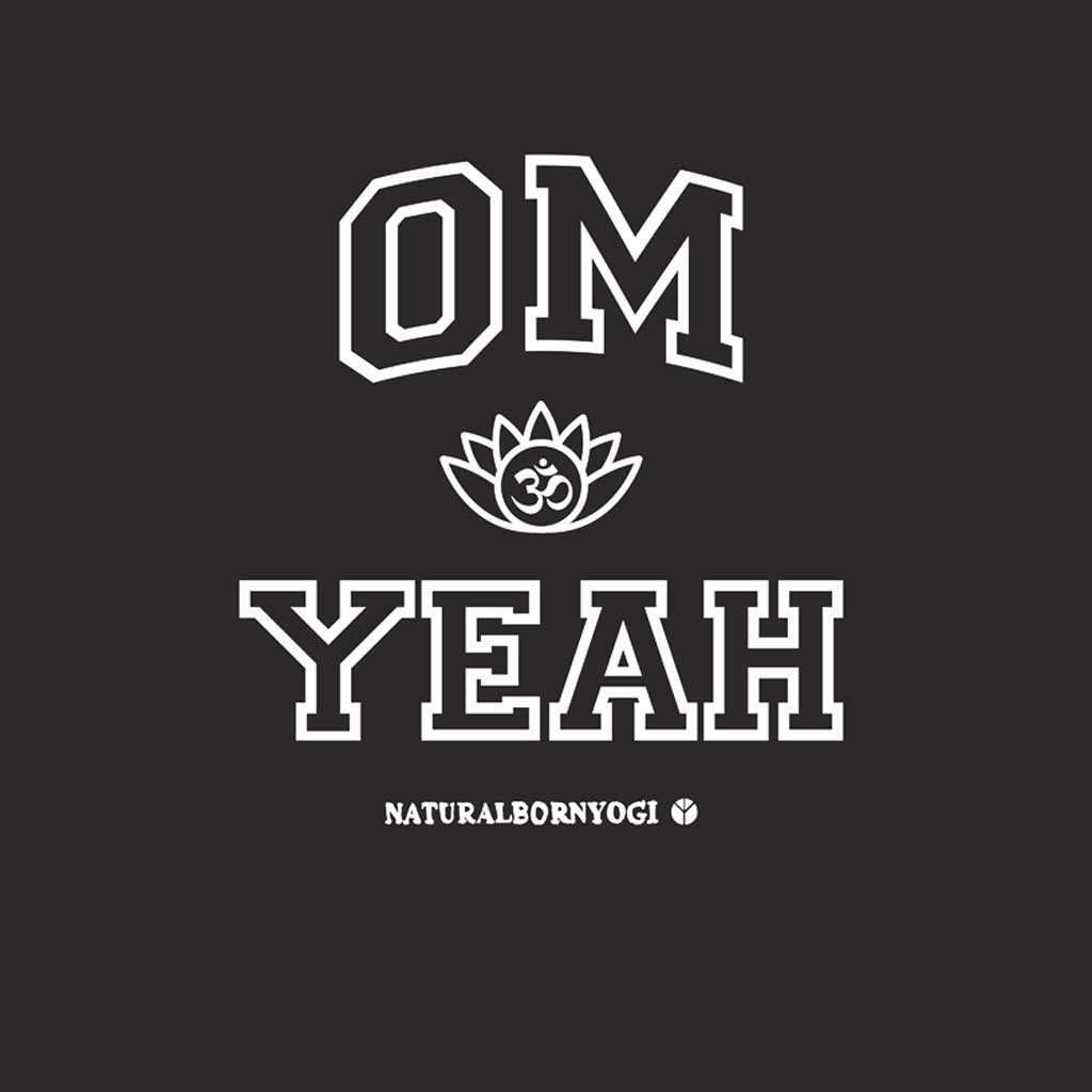 Natural Born Yogi Om Yeah – Sweatshirt Hoodie-Kleid