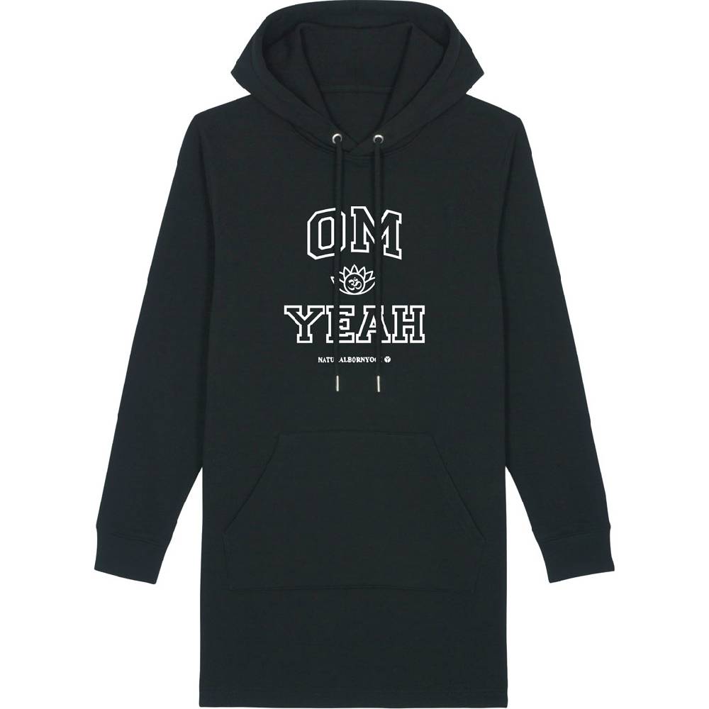 Natural Born Yogi Om Yeah – Sweatshirt Hoodie-Kleid