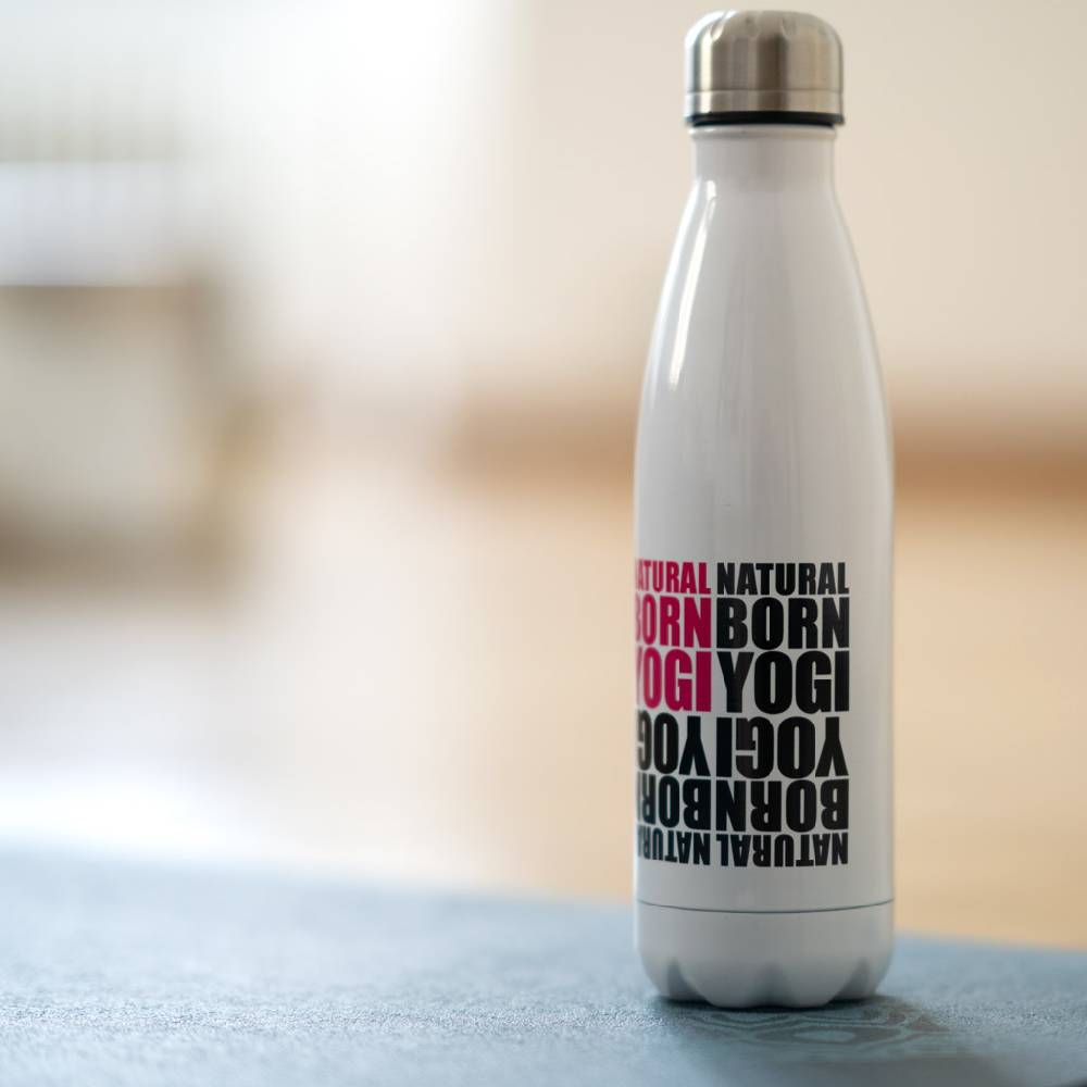 Natural Born Yogi Natural Born Yogi – Trinkflasche Edelstahl