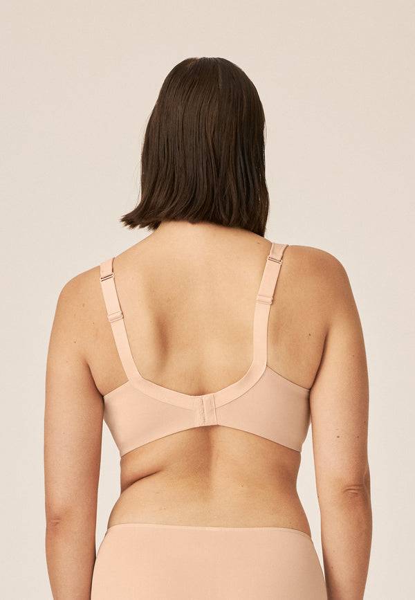 Naturana Bügelloser BH Mit Schale Und Glanzband - Light Beige