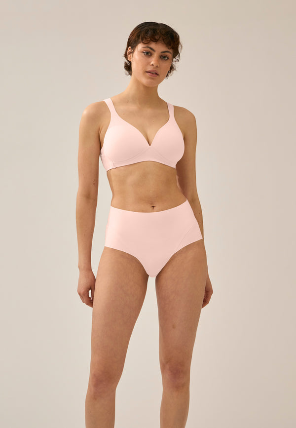 Naturana High Waist Slip Mit Leichtem Shape-Effekt - Blush