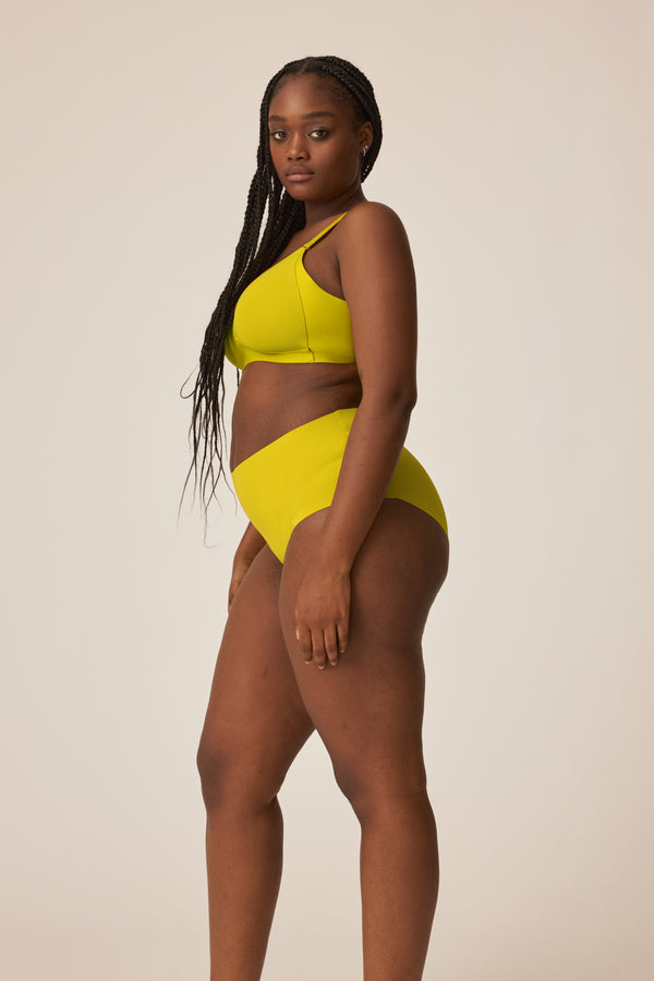 Naturana High Waist Slip Mit Leichtem Shape-Effekt - Golden Olive