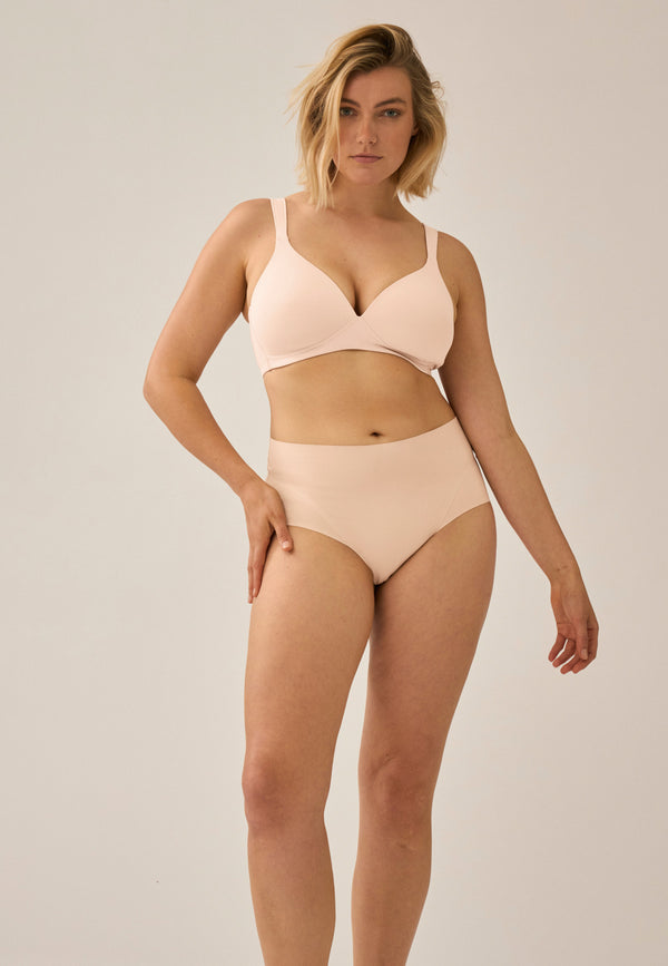 Naturana High Waist Slip Mit Leichtem Shape-Effekt - Light Beige